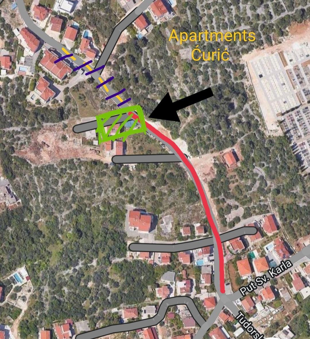 Apartments Curic Трогір Екстер'єр фото